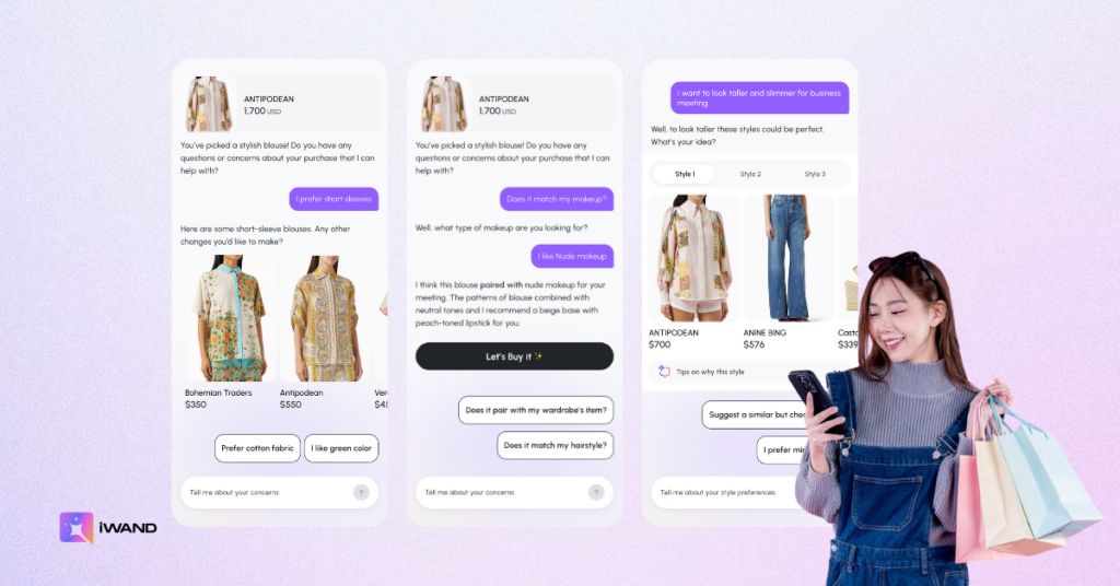 iWAND AI Agentic Stylist for Shopify fashion